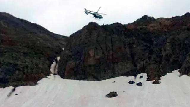 Rescate del cuerpo de un montañero fallecido a finales de julio en el pico Infiernos