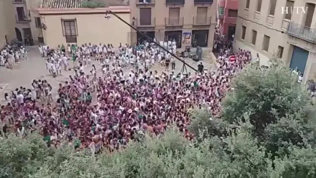 El chupinazo de Huesca hace estallar la fiesta