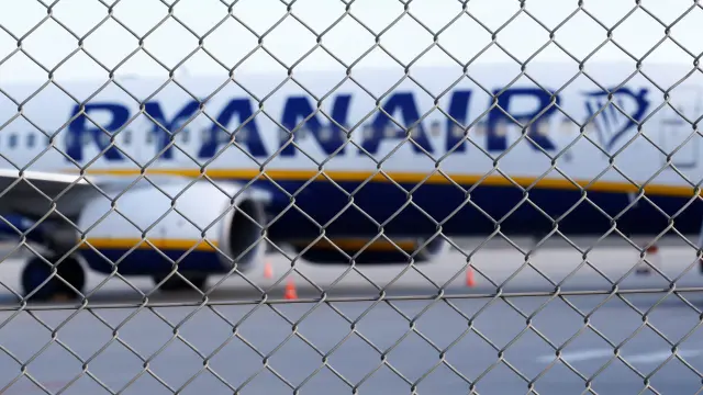 Un avión de la compañía Ryanair.