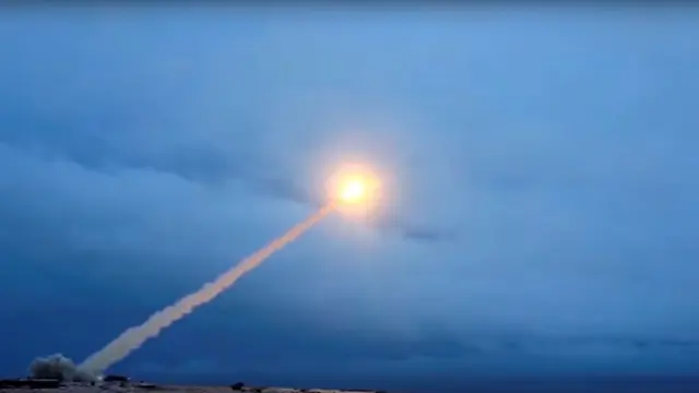 Lanzamiento de un misil hipersónico.