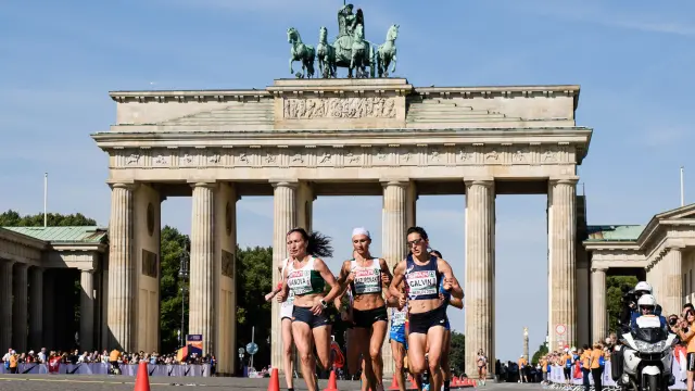 Maratón femenino en Berlín.