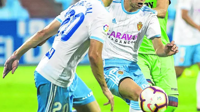 Alberto Soro, en el partido del pasado sábado contra el Levante.