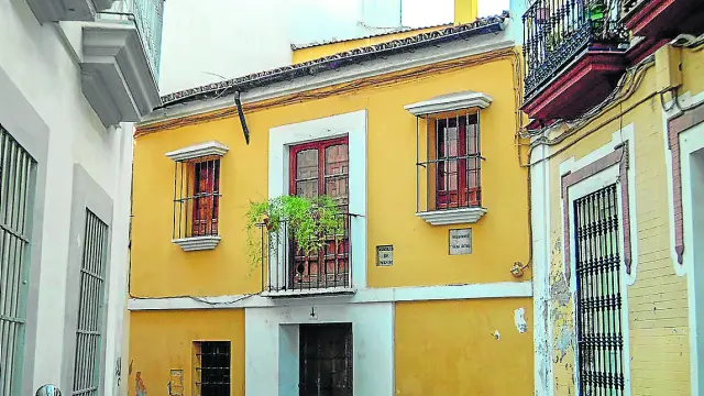 La casa natal de Velázquez, en la calle sevillana del Padre Luis María Llop.