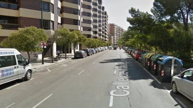 El atropello se produjo en la calle Manuel Lasala 44.
