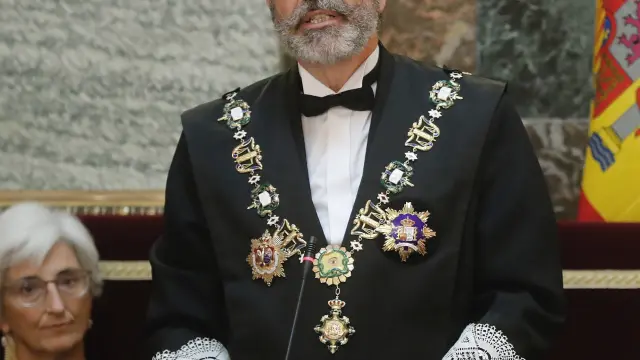 El presidente del Tribunal Supremo y del CGPJ, Carlos Lesmes.