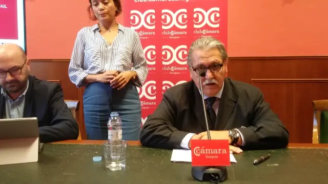 Ramón Añaños y Manuel Teruel, en rueda de prensa.