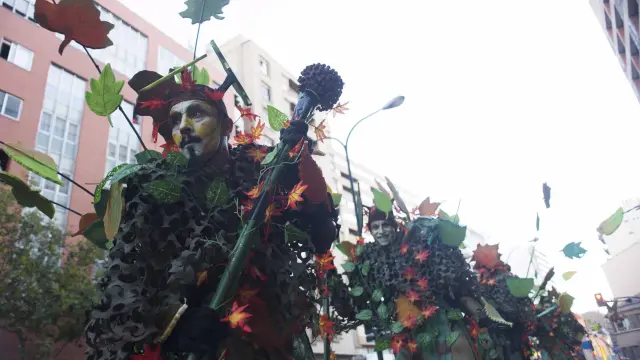 Imagen del desfile del pregón de las fiestas del Pilar de 2017.