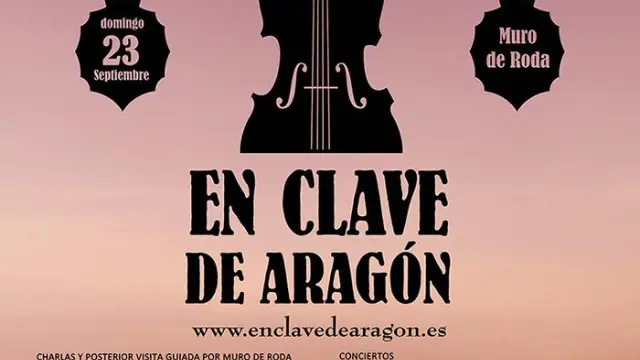 Cartel del Festival En Clave de Aragón