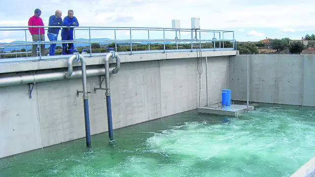 Depósito de regeneración de agua de Sitra, firma de ingeniería que participa en el grupo operativo Oxal.