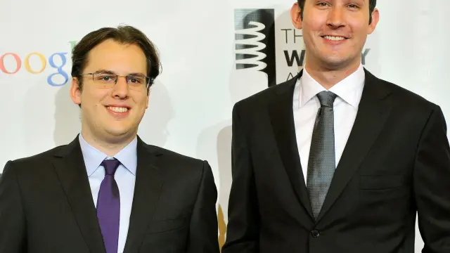 Kevin Systrom y Mike Krieger, los fundadores de Instagram.