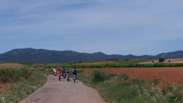 Participantes de la anterior edición de la ruta en bicicleta eléctrica organizada por Bodegas Care.