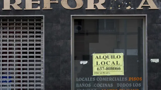 Local de un negocio en alquiler en Zaragoza.