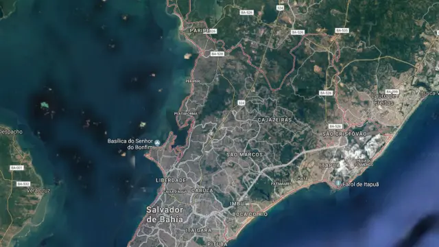 Localidad brasileña de Salvador de Bahía.