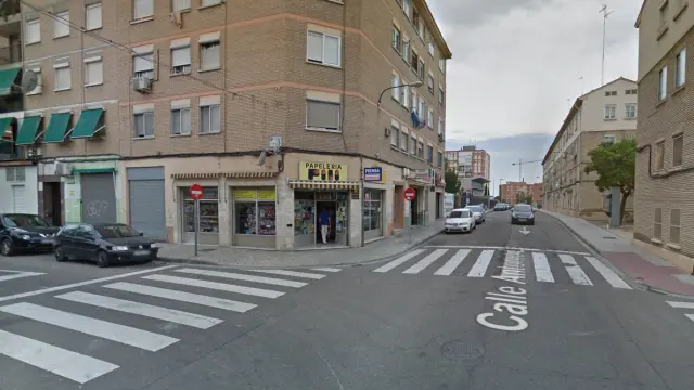 El atropello tuvo lugar en la calle Antonio Leyva de Zaragoza.