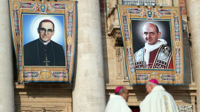 Ceremonia de canonización en el Vaticano