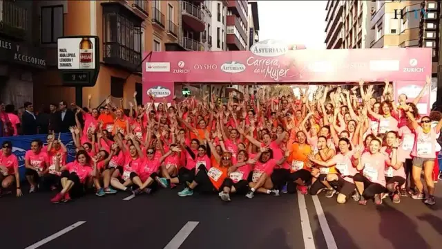 Más de 11.000 participantes en la Carrera de la Mujer en Zaragoza