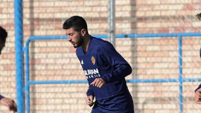 Papunashvili, en el entrenamiento de este viernes en la Ciudad Deportiva.