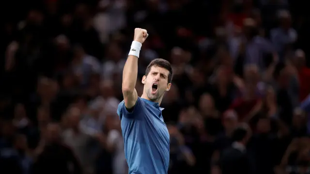 Djokovic tras vencer a Roger Federer