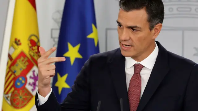 El presidente del gobierno, Pedro Sánchez, asegura que se considera " europeísta militante".