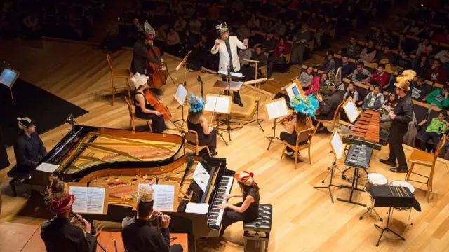 La formación orquestral residente del Auditorio de Zargoza.
