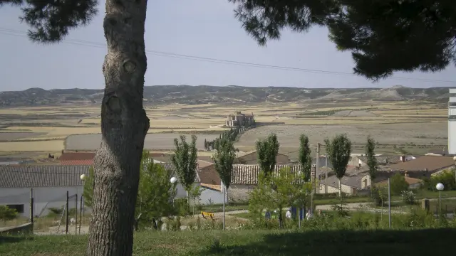 Vista de Castejón de Monegros en una imagen de archivo.