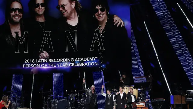 La banda Maná recibió el premio Persona del Año.