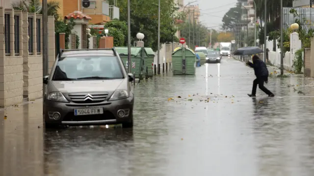 Intensas lluvias en el litoral mediterráneo