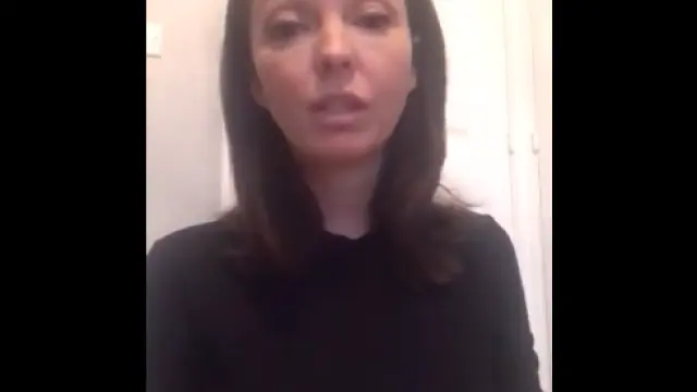 Imagen del vídeo que la víctima y madre del niño ha publicado en Twitter.