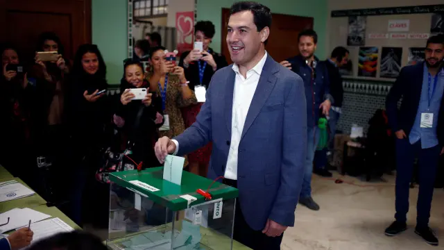 Juanma Moreno, candidato del PP andaluz