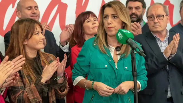 La candidata socialista a la Junta, Susana Díaz,