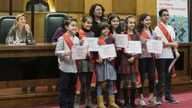 Zaragoza tiene nuevo Alcalde infantil