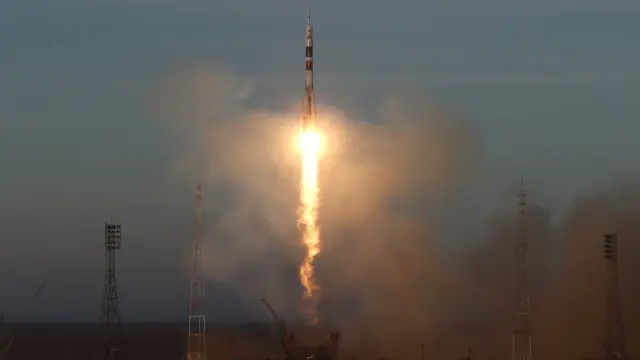 Despegue de la nave Soyuz