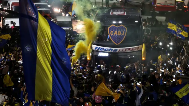 La despedida de la afición a Boca Juniors