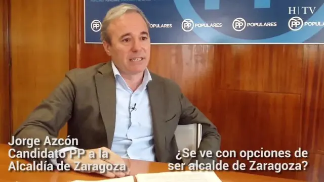 Azcón: "Es necesario que haya un cambio político en Zaragoza"