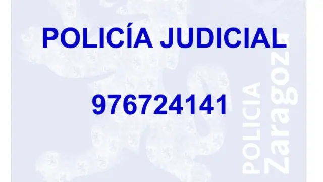 Teléfono de la Policía Judicial.