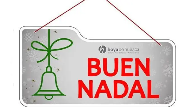 Reproducción del cartel que se distribuye entre comercios y establecimientos hosteleros con el mensaje en aragonés