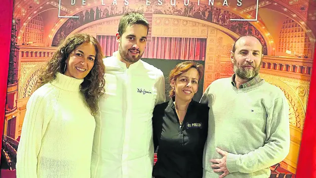 María López Insausti, Adrián García, Irache Zubiaur y Carlos Martín.