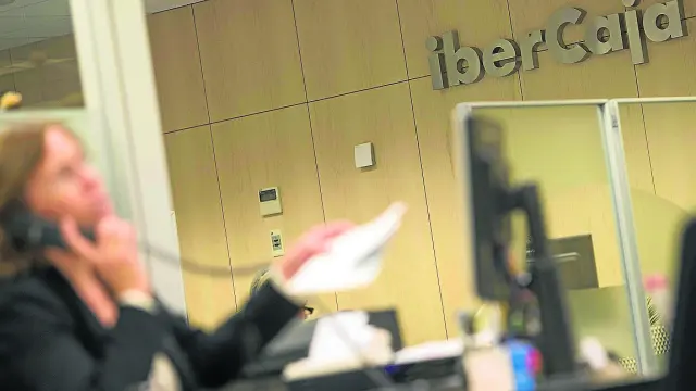 Oficinas de Ibercaja Banco, entidad centrada en su negocio principal.