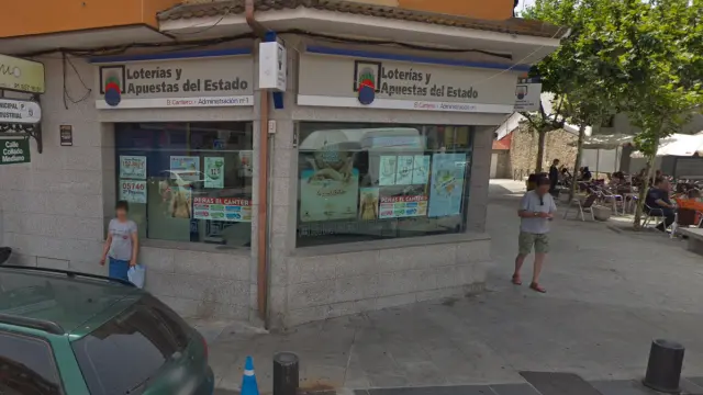 Administración número 1 de lotería de Alpedrete (Madrid).