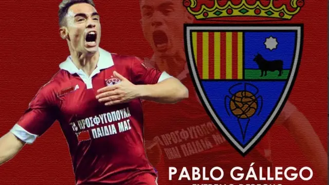 Pablo Gállego ficha por el Teruel.