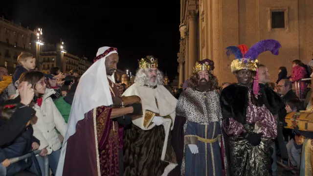 Los Reyes Magos en Zaragoza.
