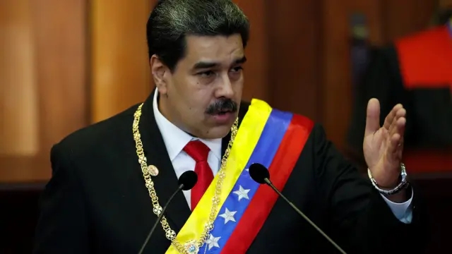 Nicolás Maduro en imagen de archivo, durante la jura del nuevo mandato.