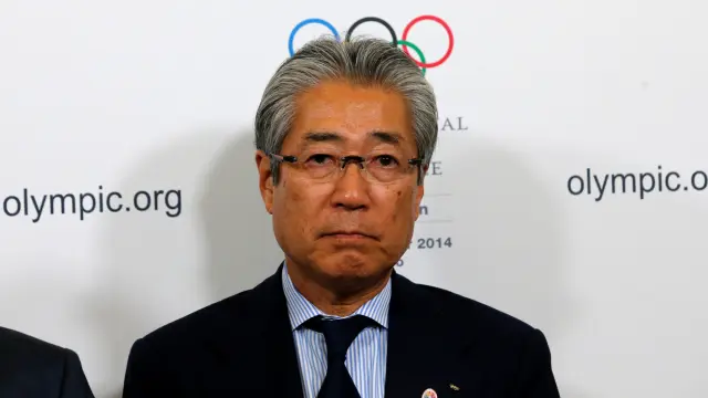 El presidente del Comité Olímpico Japonés, Tsunekazu Takeda