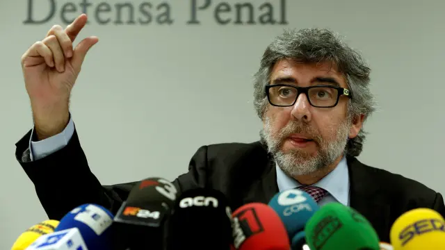 El abogado Jordi Pina, que defiende a Jordi Sánchez, Jordi Turull y Josep Rull.