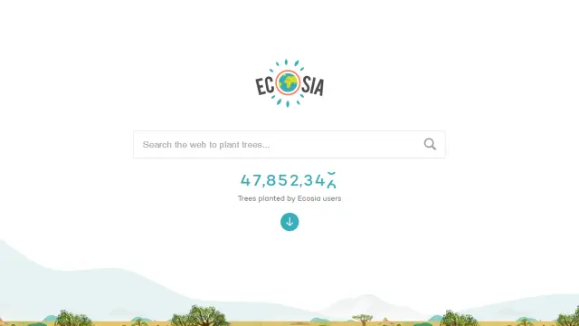 Por cada 45 búsquedas realizadas por los usuarios, Ecosia planta un árbol.