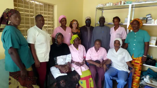 Uno de los centros de salud ya puestos en marcha en Senegal