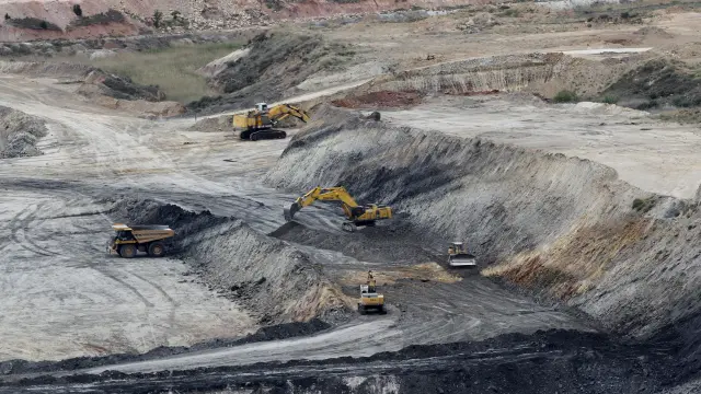La mina a cielo abierto de Ariño cerró el miércoles por decisión de Samca