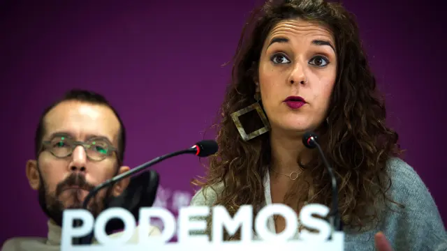 La coportavoz de Podemos, Noelia Vera