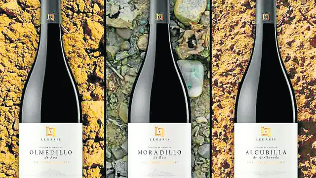 Los tres nuevos vinos 'de pueblo' de la bodega Legaris, de la D.O. Ribera del Duero.
