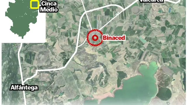 El accidente ocurrió este domingo en una balsa del municipio de Binaced